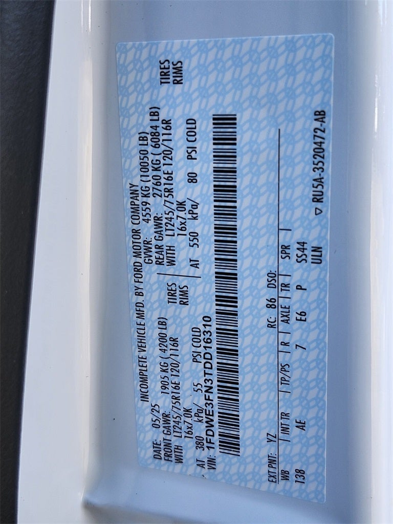 2026 Ford E-350SD w/ 11' Reading Classic Service Van Body Cutaway