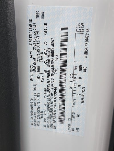 2026 Ford Transit-250 Med Roof LWB