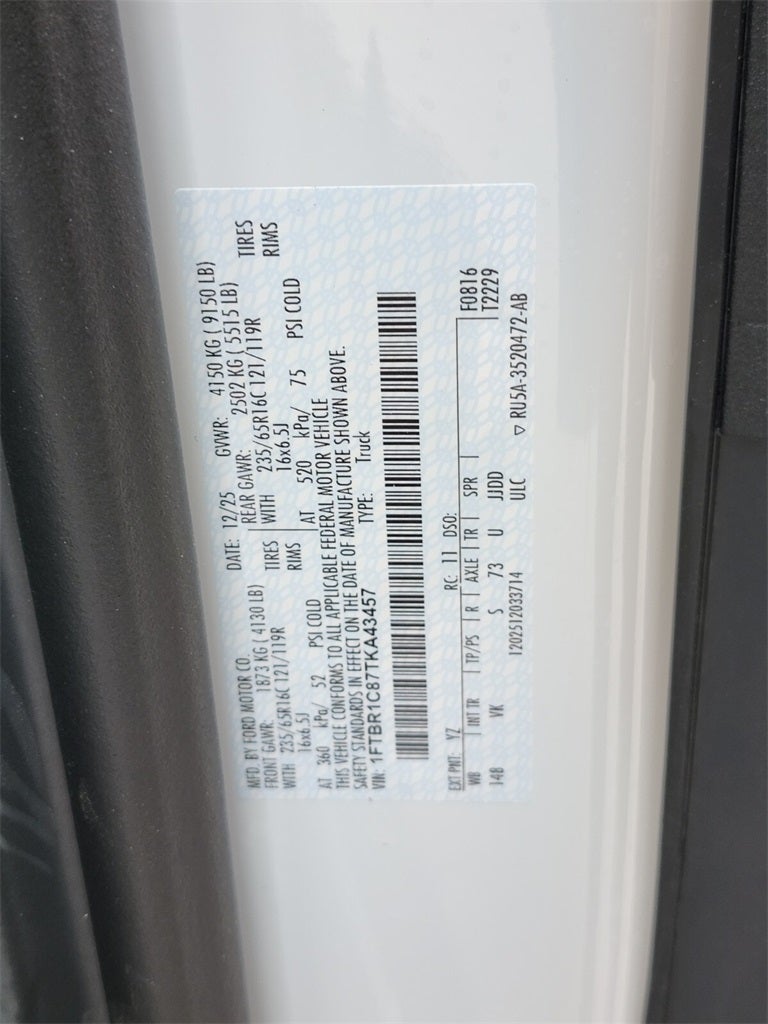 2026 Ford Transit-250 Med Roof LWB