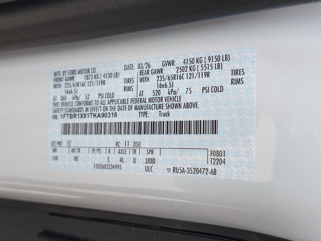 2026 Ford Transit-250 High Roof LWB