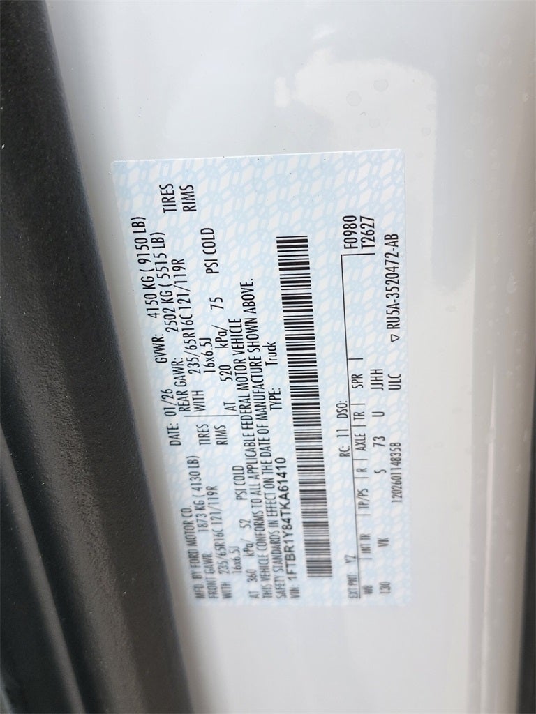 2026 Ford Transit-250 Low Roof SWB