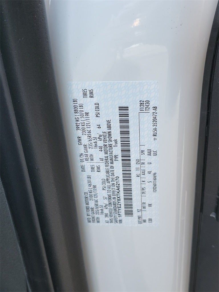 2026 Ford Transit-150 Low Roof SWB