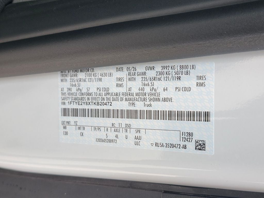 2026 Ford Transit-150 Low Roof SWB