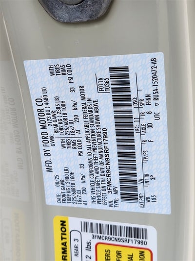 2025 Ford Bronco Sport Outer Banks