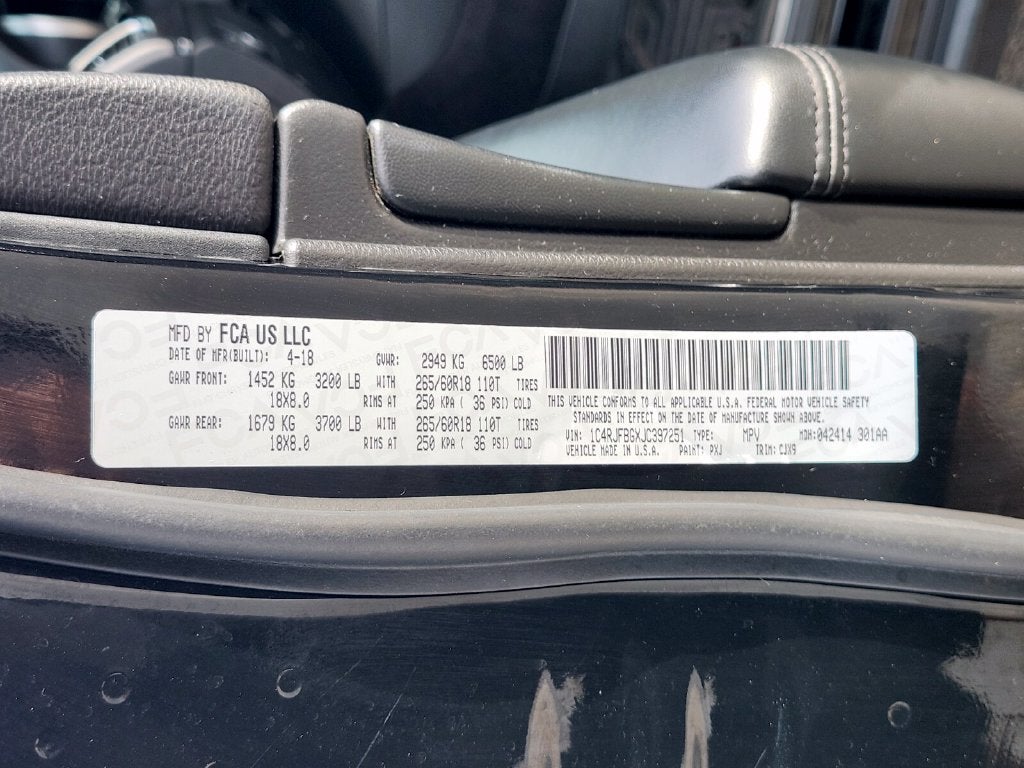 2018 Jeep Grand Cherokee Limited