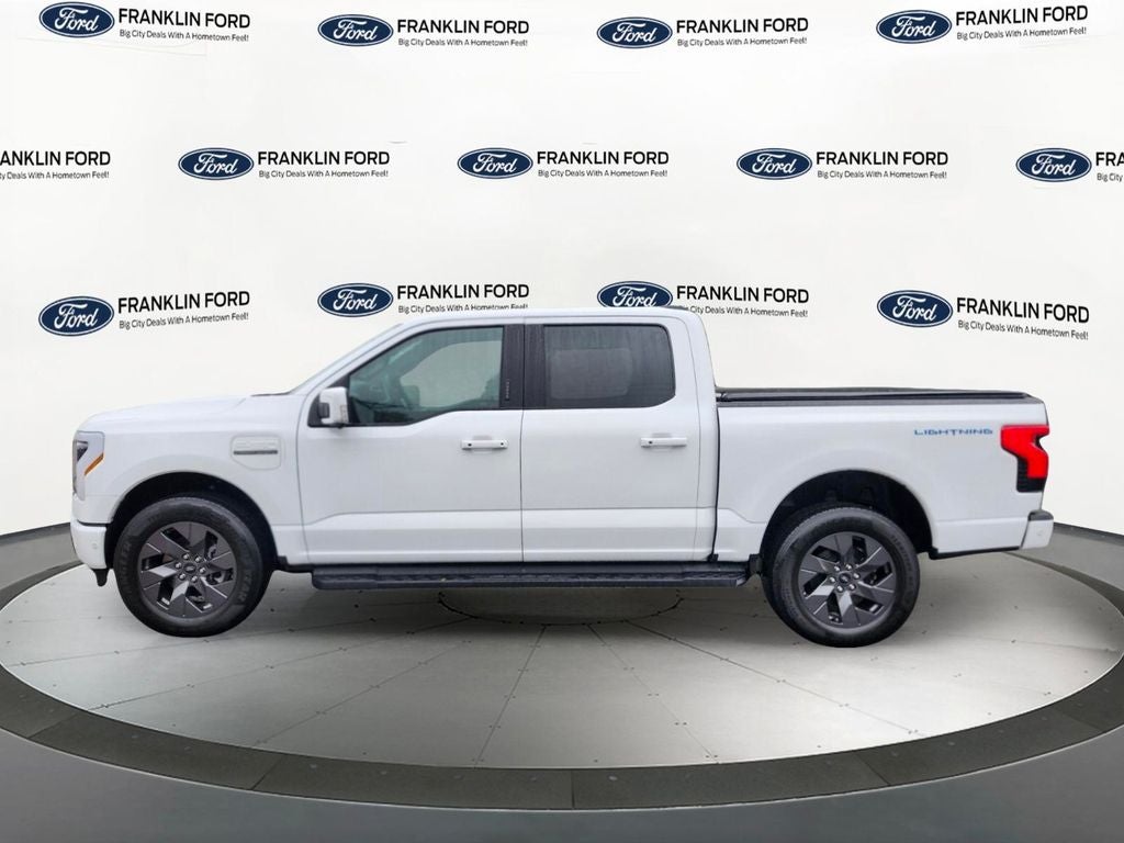 Used 2023 Ford F-150 Lightning Lariat with VIN 1FT6W1EV1PWG50563 for sale in Franklin, MA