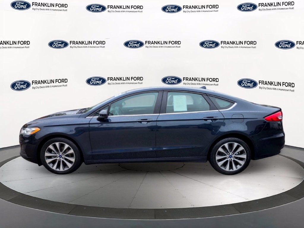 Certified 2020 Ford Fusion SE with VIN 3FA6P0T95LR178206 for sale in Franklin, MA