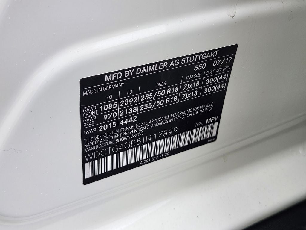 2018 Mercedes-Benz GLA GLA 250 4MATIC®