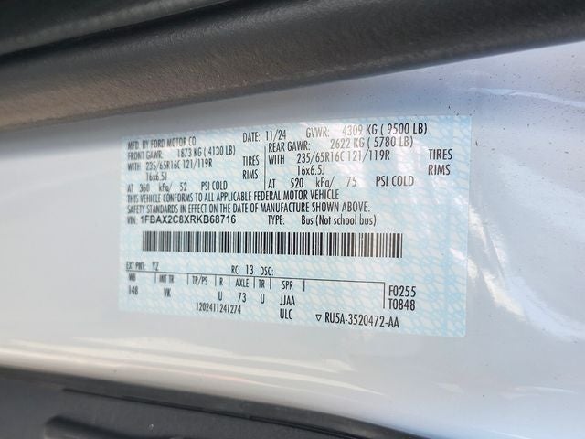 2024 Ford Transit-350 XL
