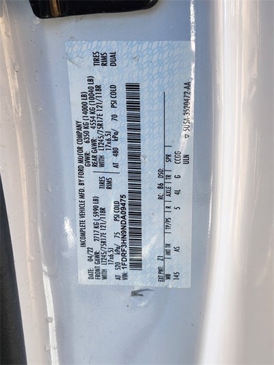 2022 Ford F-350SD XL DRW