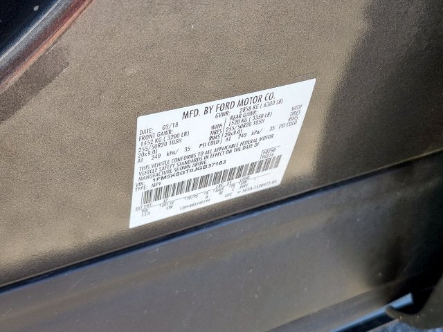 2018 Ford Explorer Sport