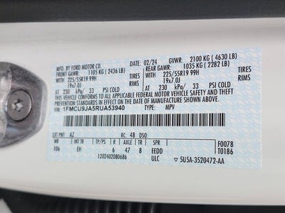 2024 Ford Escape Platinum