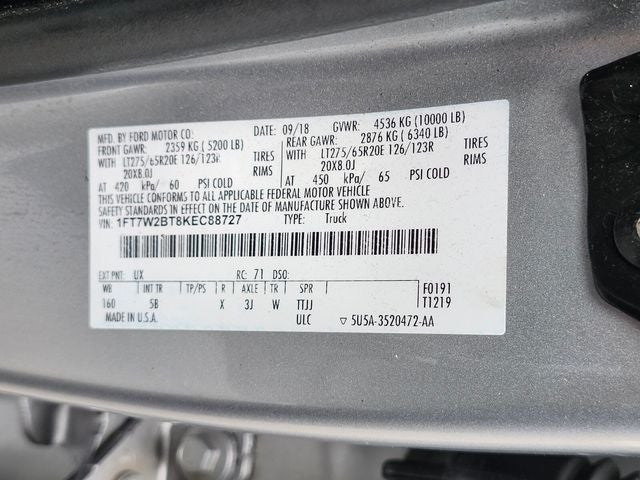 2019 Ford F-250SD Lariat