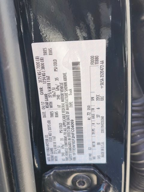 2017 Ford F-150 Lariat