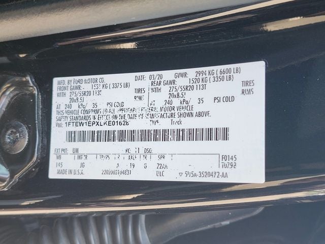 2020 Ford F-150 XL