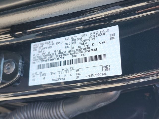 2022 Ford F-150 Lariat