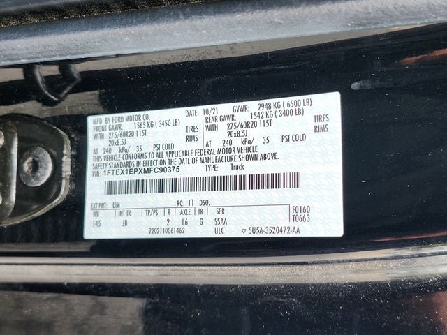 2021 Ford F-150 XL