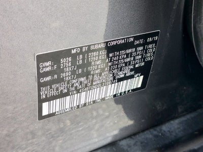 2020 Subaru Outback Limited XT