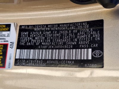 2010 Toyota Camry LE