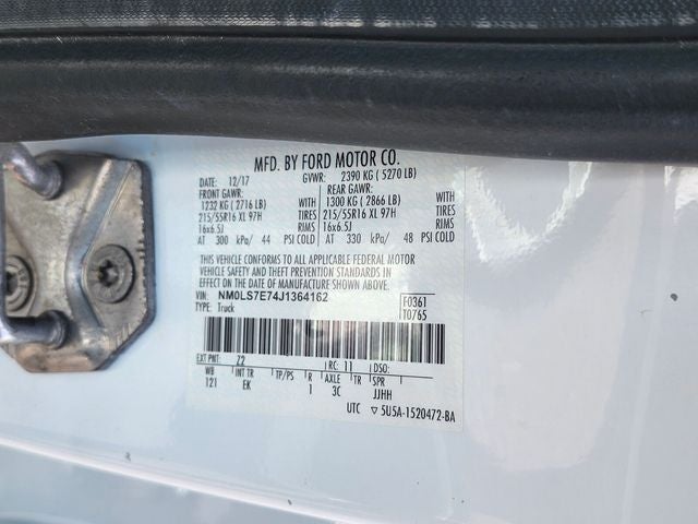 2018 Ford Transit Connect XL