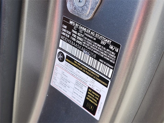 2019 Mercedes-Benz AMG® GT C