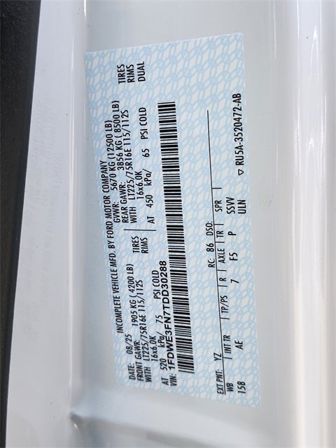 2026 Ford E-350SD Base Cutaway