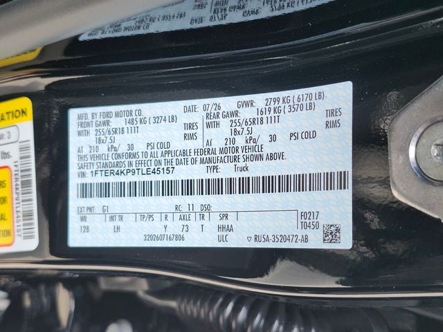 2026 Ford Ranger Lariat