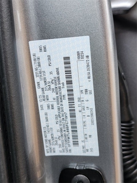 2025 Ford F-150 Platinum