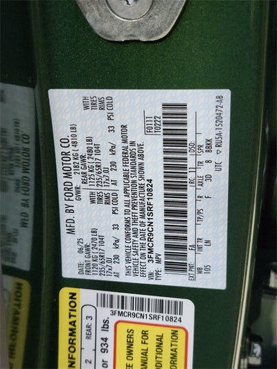 2025 Ford Bronco Sport Outer Banks