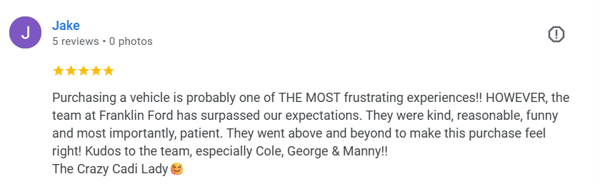 Franklin Ford in Franklin MA