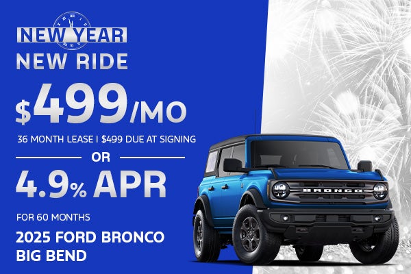 2025 Ford Bronco Big Bend